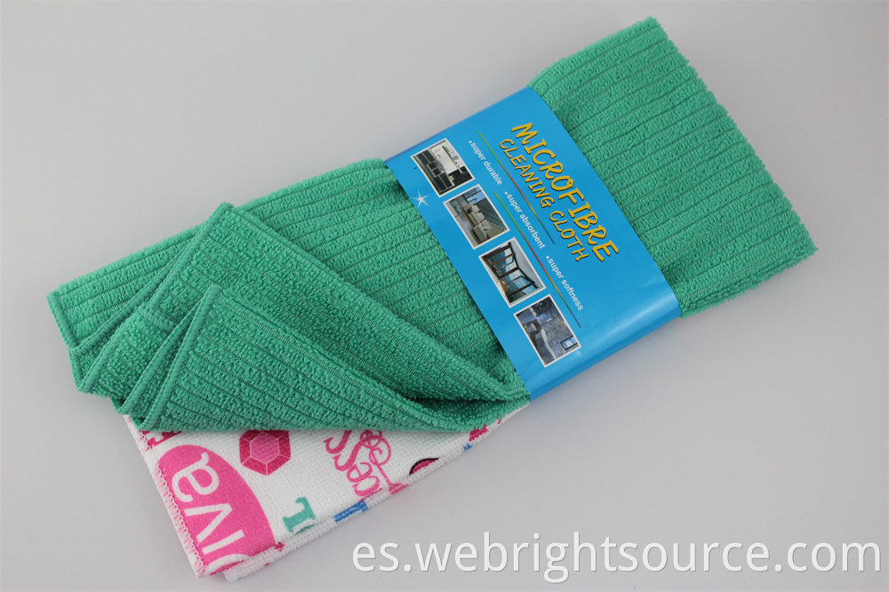 Microfiber cleaning cloth for kitchen
